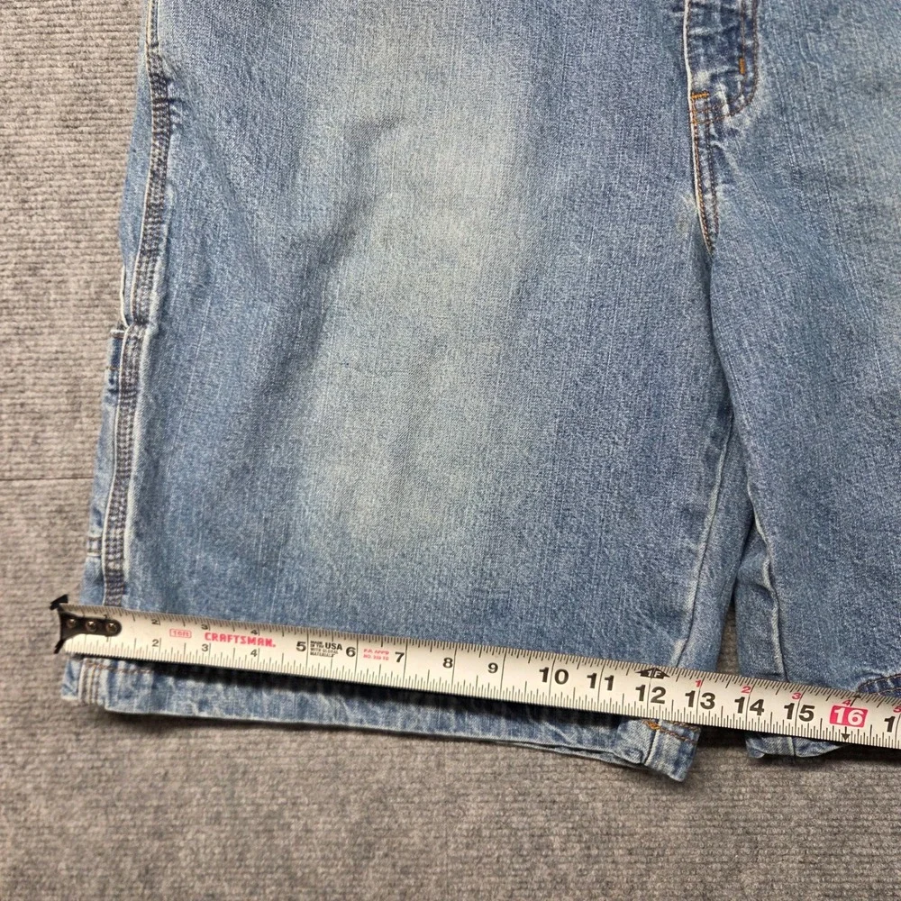 Faded Glory Mens Denim Carpenter Shorts Blue Size 40 Workwear Utility PFG-3970